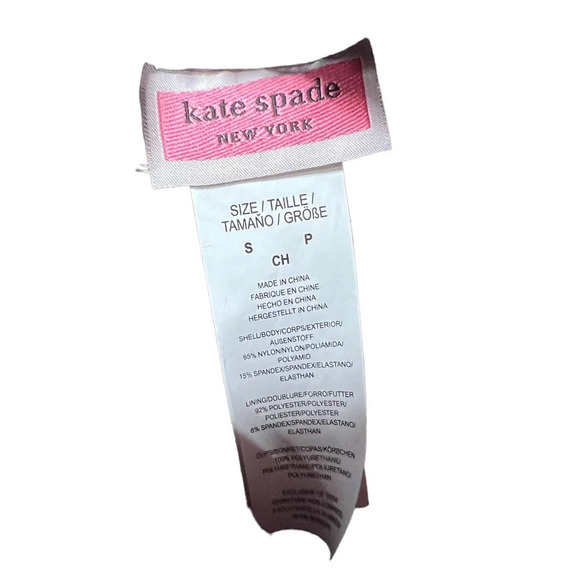 Kate Spade Belted Plunging Halter One-Piece Swimsuit Cabarnet Purple Size Small - Picture 10 of 12